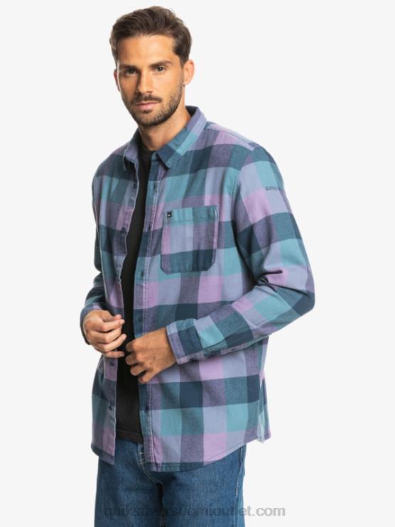 Quiksilver D6JJ1572 miehet insignia sininen emäperho Motherfly pitkähihainen flanellipaita