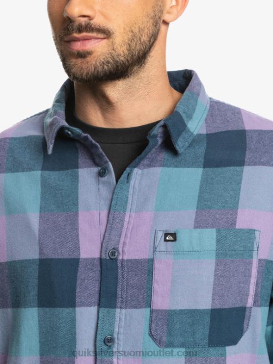 Quiksilver D6JJ1572 miehet insignia sininen emäperho Motherfly pitkähihainen flanellipaita