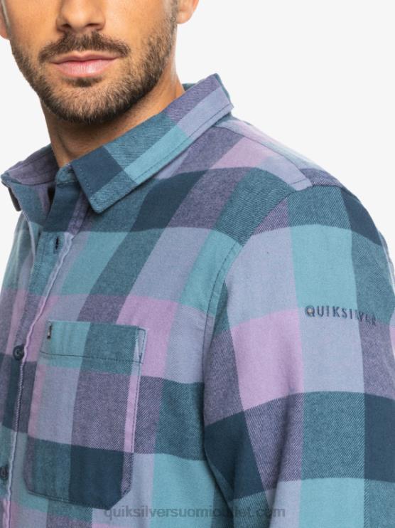 Quiksilver D6JJ1572 miehet insignia sininen emäperho Motherfly pitkähihainen flanellipaita