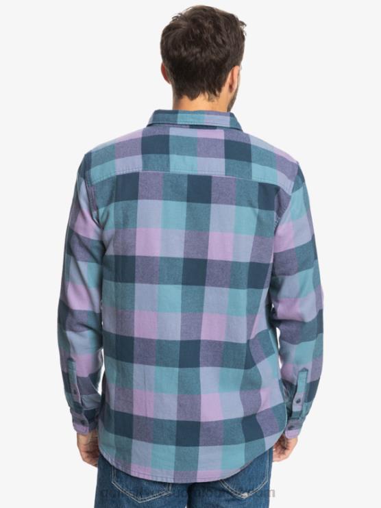 Quiksilver D6JJ1572 miehet insignia sininen emäperho Motherfly pitkähihainen flanellipaita