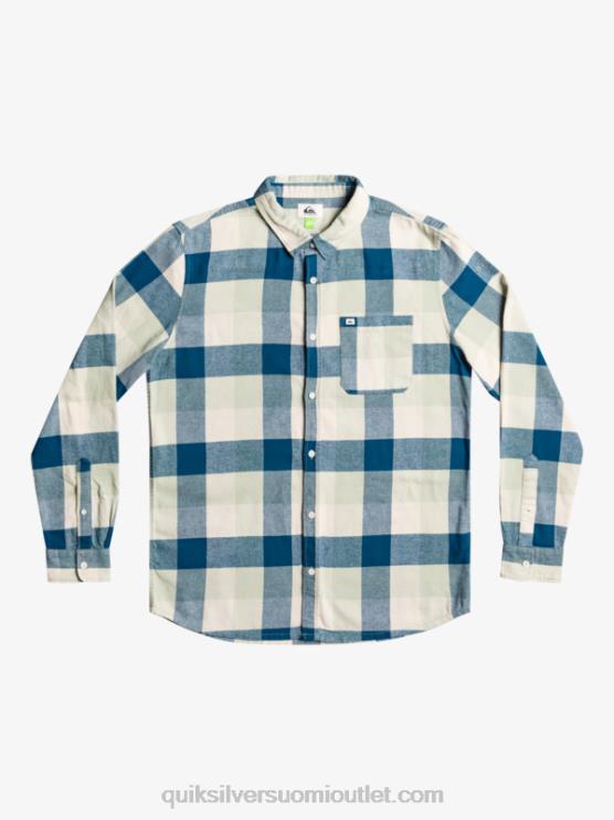 Quiksilver D6JJ1573 miehet aavikkosalvia emäkärpänen Motherfly pitkähihainen flanellipaita