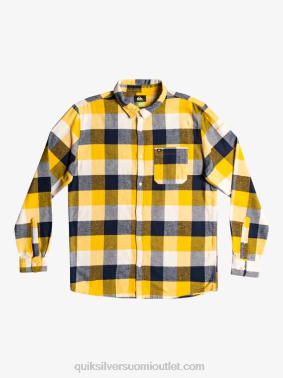 Quiksilver D6JJ1575 miehet koivu emäkärpäs 223 Motherfly pitkähihainen flanellipaita