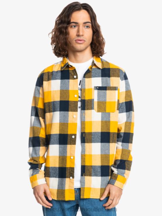 Quiksilver D6JJ1575 miehet koivu emäkärpäs 223 Motherfly pitkähihainen flanellipaita
