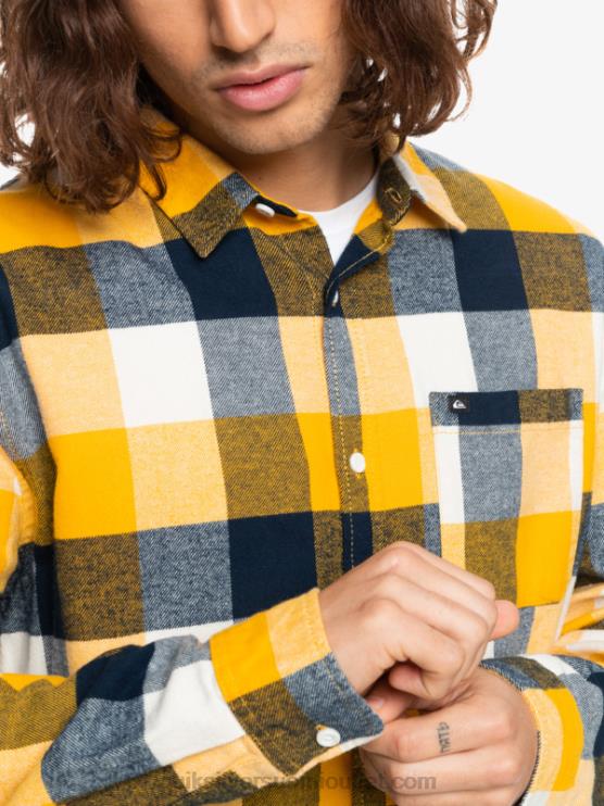 Quiksilver D6JJ1575 miehet koivu emäkärpäs 223 Motherfly pitkähihainen flanellipaita