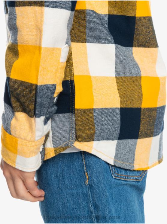 Quiksilver D6JJ1575 miehet koivu emäkärpäs 223 Motherfly pitkähihainen flanellipaita