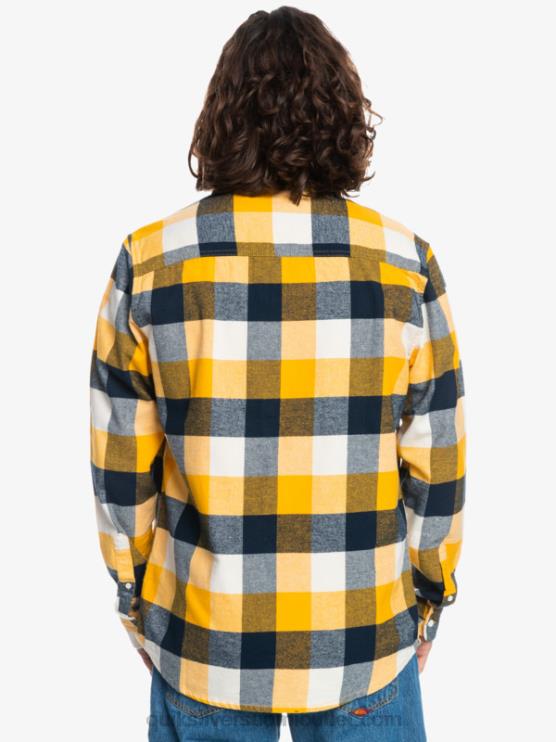 Quiksilver D6JJ1575 miehet koivu emäkärpäs 223 Motherfly pitkähihainen flanellipaita