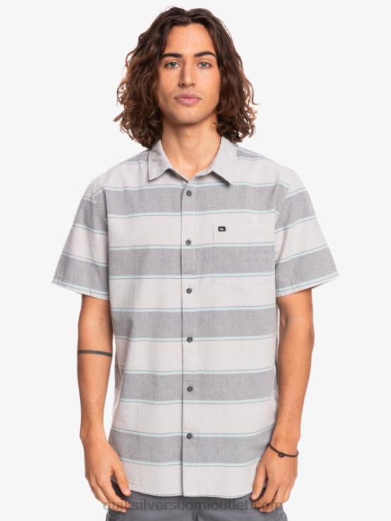 Quiksilver D6JJ1620 miehet harmaa violetti parasta aikaa prime time lyhythihainen paita