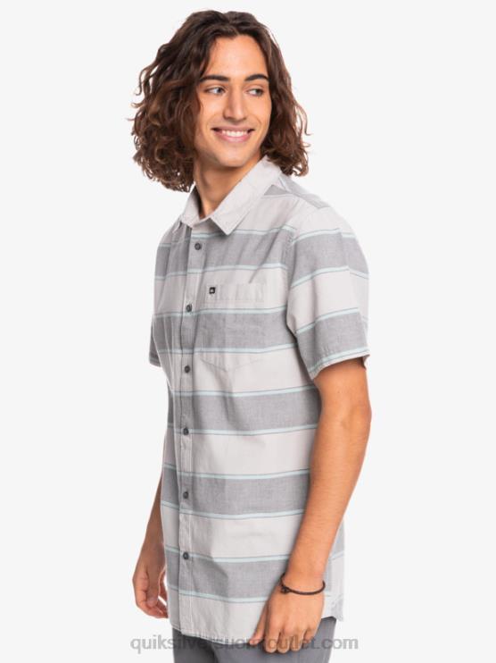 Quiksilver D6JJ1620 miehet harmaa violetti parasta aikaa prime time lyhythihainen paita