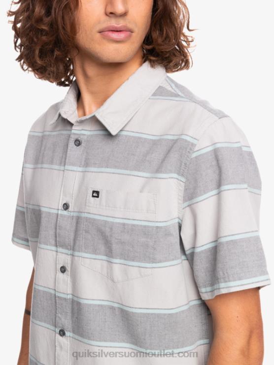 Quiksilver D6JJ1620 miehet harmaa violetti parasta aikaa prime time lyhythihainen paita