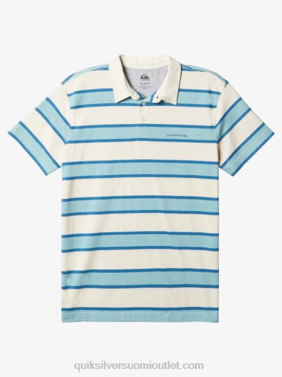 Quiksilver D6JJ1622 miehet koivu raidallinen lite 3 stripe lite lyhythihainen poolopaita
