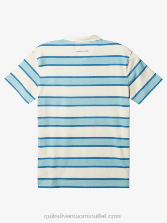 Quiksilver D6JJ1622 miehet koivu raidallinen lite 3 stripe lite lyhythihainen poolopaita