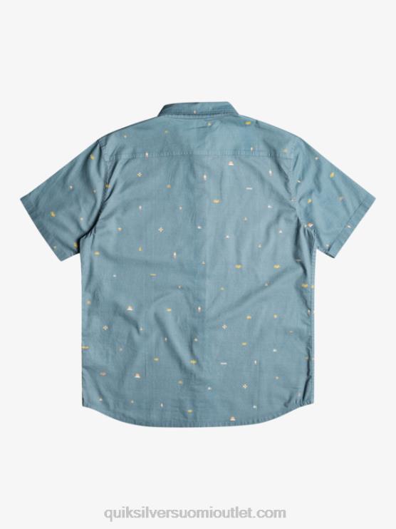Quiksilver D6JJ1629 miehet maakunnan sininen erillään välimatkan päässä lyhythihainen paita