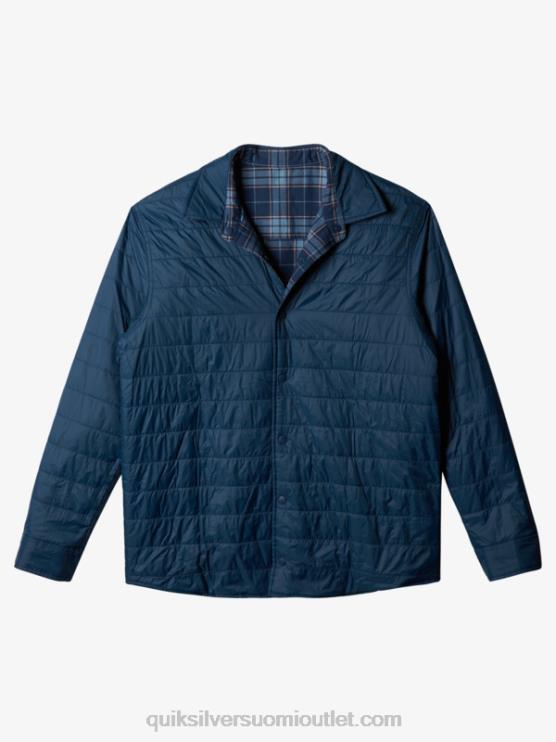 Quiksilver D6JJ1702 miehet insignia sininen vapaa nousu vapaasti kiipeävä eristetty käännettävä flanellipaita