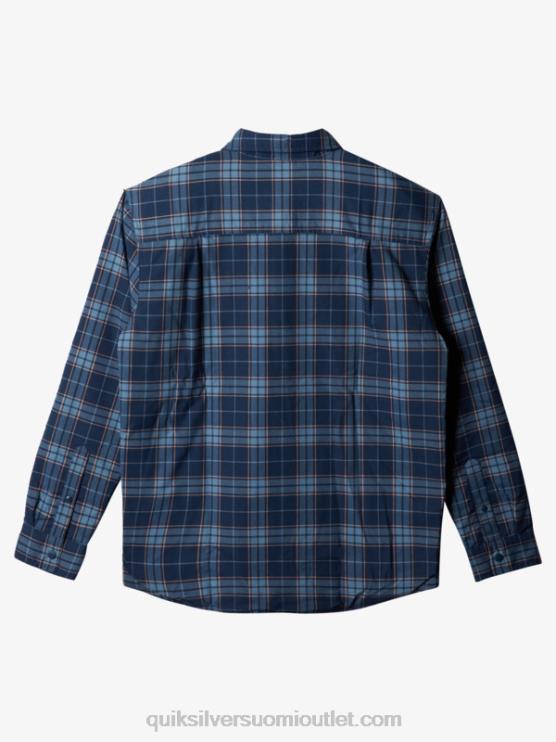 Quiksilver D6JJ1702 miehet insignia sininen vapaa nousu vapaasti kiipeävä eristetty käännettävä flanellipaita