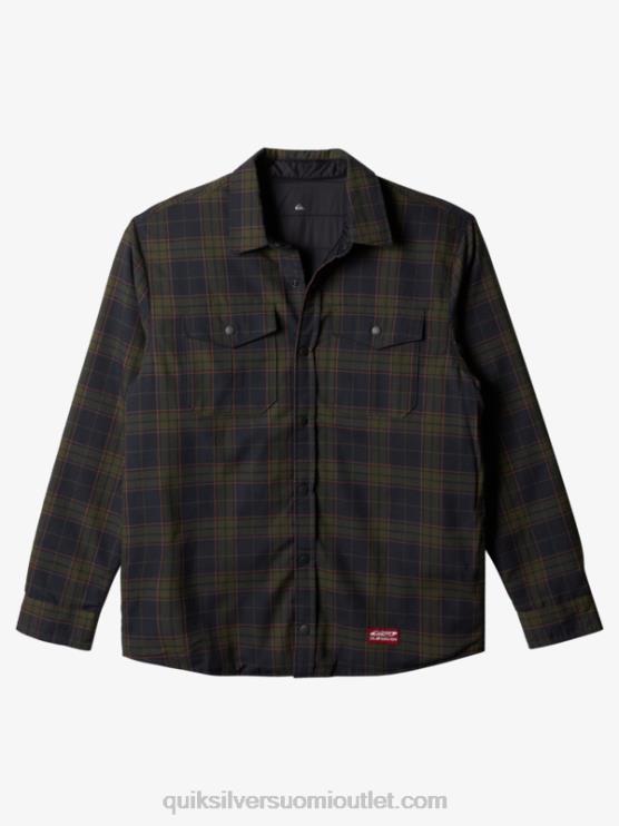 Quiksilver D6JJ1703 miehet haamuvapaa nousu vapaasti kiipeävä eristetty käännettävä flanellipaita