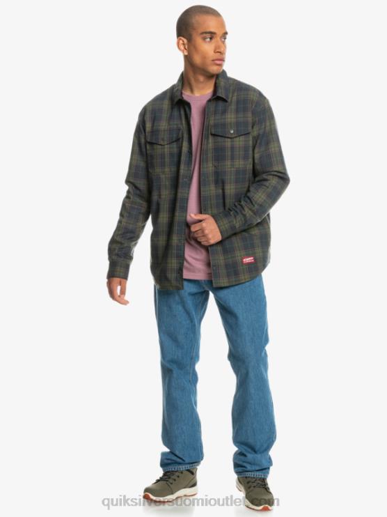Quiksilver D6JJ1703 miehet haamuvapaa nousu vapaasti kiipeävä eristetty käännettävä flanellipaita