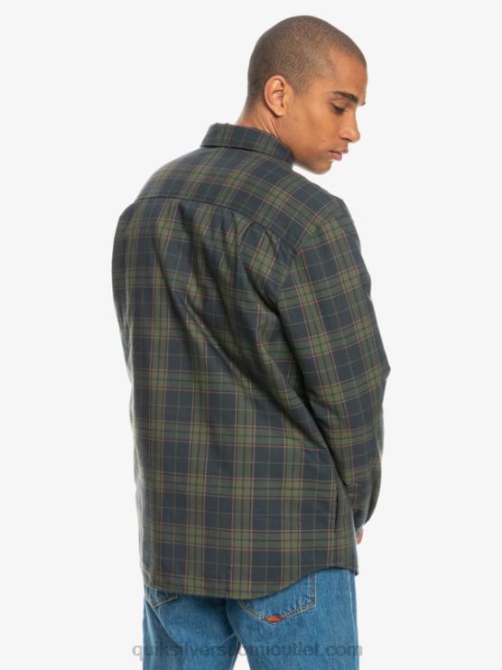 Quiksilver D6JJ1703 miehet haamuvapaa nousu vapaasti kiipeävä eristetty käännettävä flanellipaita