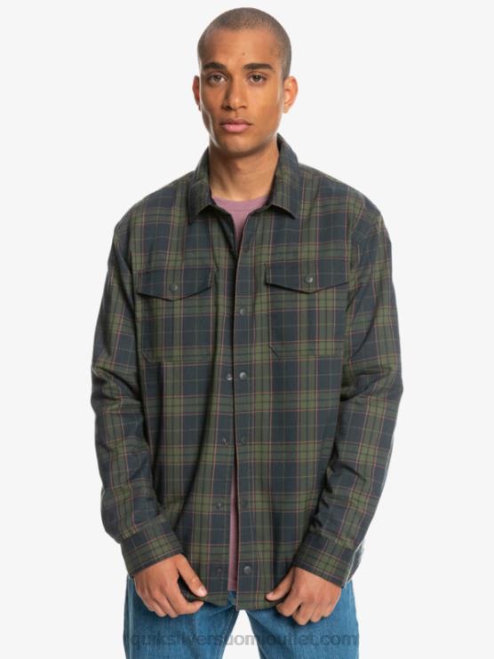 Quiksilver D6JJ1703 miehet haamuvapaa nousu vapaasti kiipeävä eristetty käännettävä flanellipaita