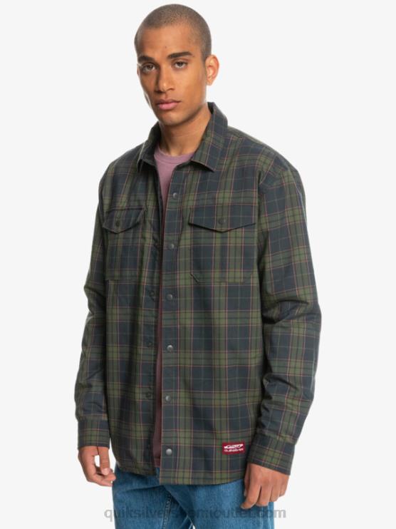 Quiksilver D6JJ1703 miehet haamuvapaa nousu vapaasti kiipeävä eristetty käännettävä flanellipaita