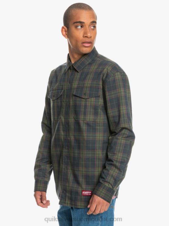 Quiksilver D6JJ1703 miehet haamuvapaa nousu vapaasti kiipeävä eristetty käännettävä flanellipaita