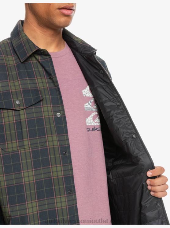Quiksilver D6JJ1703 miehet haamuvapaa nousu vapaasti kiipeävä eristetty käännettävä flanellipaita