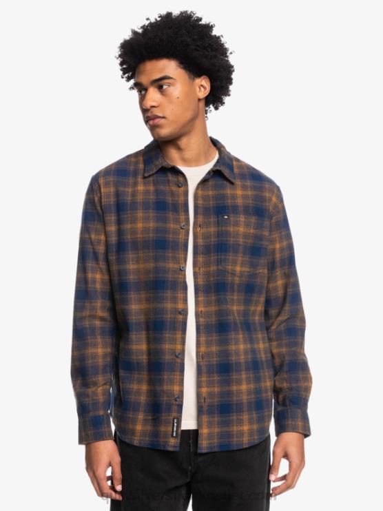 Quiksilver D6JJ1767 miehet insignia sininen ganaway Ganaway joustava pitkähihainen flanellipaita