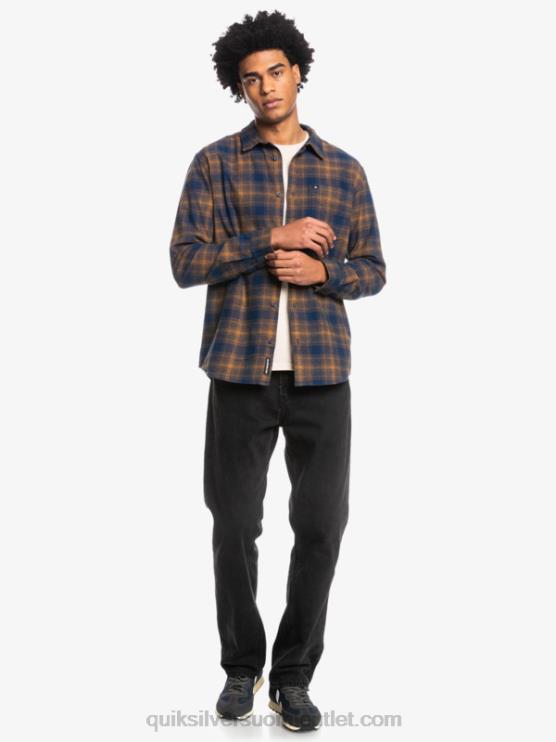 Quiksilver D6JJ1767 miehet insignia sininen ganaway Ganaway joustava pitkähihainen flanellipaita