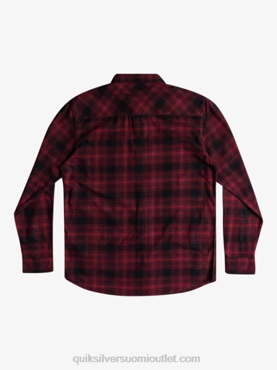 Quiksilver D6JJ1769 miehet musta ganaway Ganaway joustava pitkähihainen flanellipaita