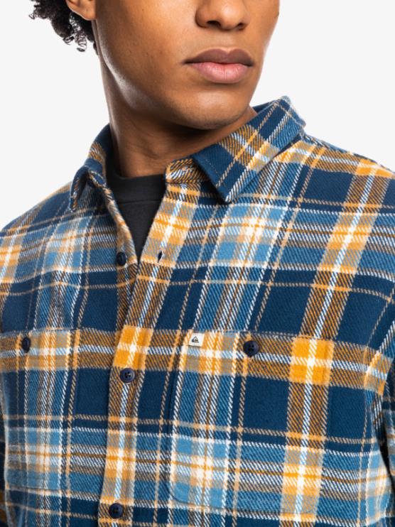 Quiksilver D6JJ1770 miehet insignia sininen intrepid intrepide explorer pitkähihainen flanellipaita