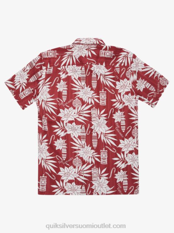 Quiksilver D6JJ1796 miehet ruusupuun loma-aika vesimies loma-ajan lyhythihainen paita