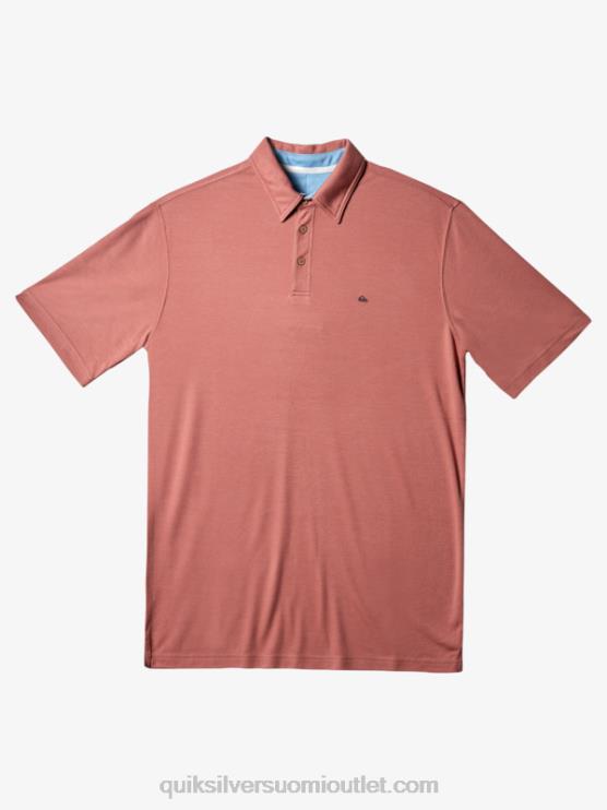 Quiksilver D6JJ249 miehet tuhka ruusu vesimies vesipoolo lyhythihainen poolopaita