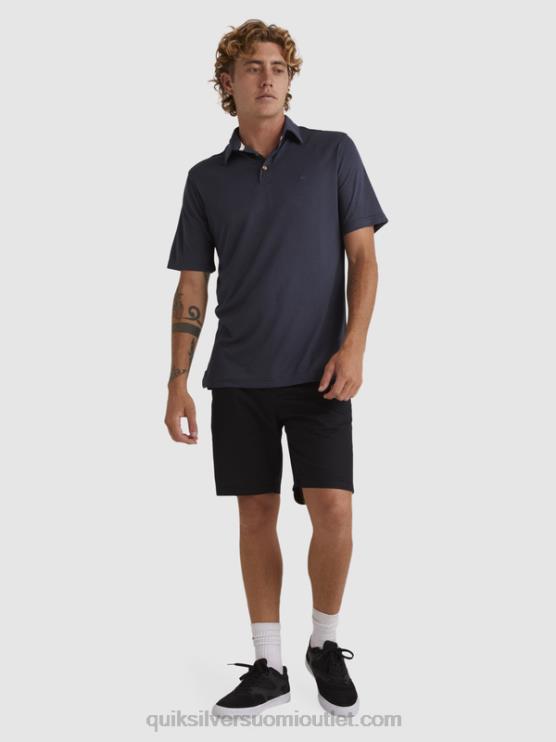 Quiksilver D6JJ250 miehet siniset yöt vesimies vesipoolo lyhythihainen poolopaita