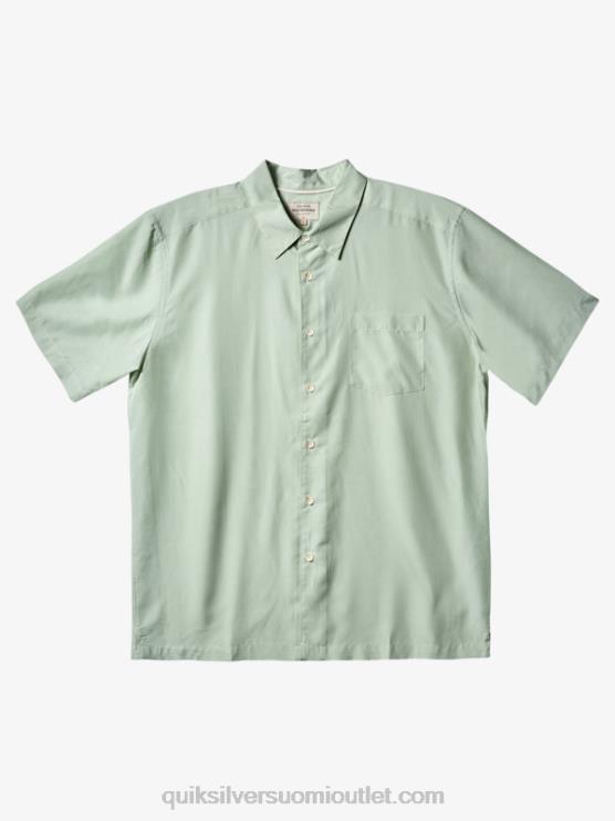 Quiksilver D6JJ286 miehet hienovarainen vihreä kingscliff Waterman kings cliff lyhythihainen paita