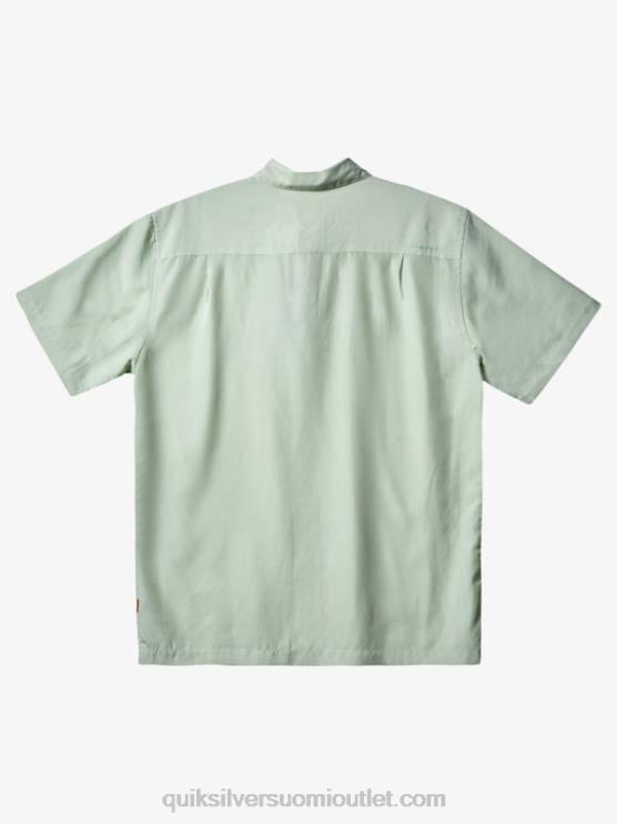 Quiksilver D6JJ286 miehet hienovarainen vihreä kingscliff Waterman kings cliff lyhythihainen paita