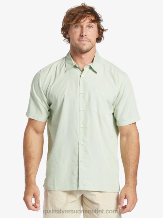 Quiksilver D6JJ286 miehet hienovarainen vihreä kingscliff Waterman kings cliff lyhythihainen paita