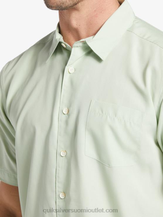Quiksilver D6JJ286 miehet hienovarainen vihreä kingscliff Waterman kings cliff lyhythihainen paita