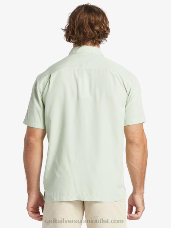 Quiksilver D6JJ286 miehet hienovarainen vihreä kingscliff Waterman kings cliff lyhythihainen paita