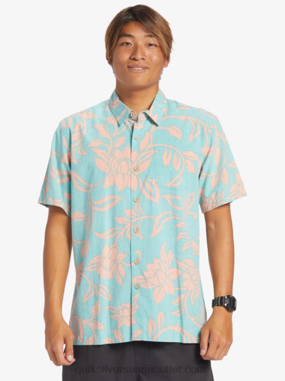 Quiksilver D6JJ288 miehet sininen turkoosi joka viikonloppu w vesimies joka viikonloppu lyhythihainen paita