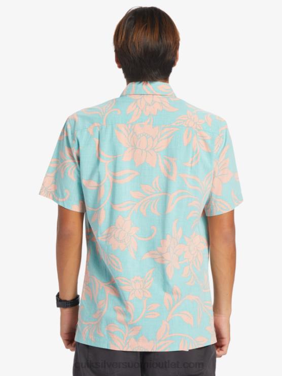 Quiksilver D6JJ288 miehet sininen turkoosi joka viikonloppu w vesimies joka viikonloppu lyhythihainen paita