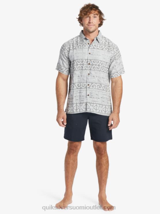 Quiksilver D6JJ292 miehet satamasumu puissa Waterman at trees lyhythihainen paita