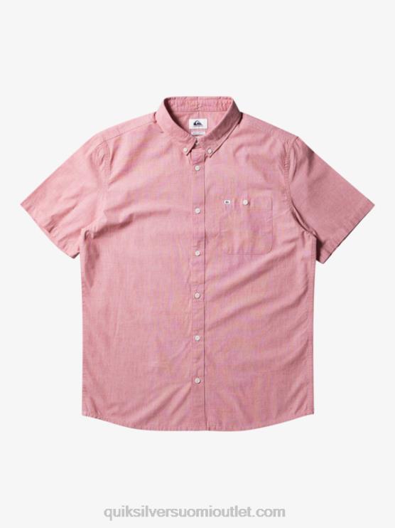 Quiksilver D6JJ379 miehet punainen okra winfall lyhythihainen paita