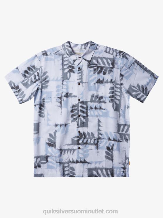 Quiksilver D6JJ398 miehet valkoiset kanootit riutta w Waterman Canoes Reef tekninen lyhythihainen paita