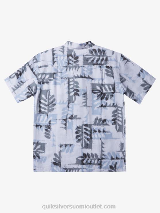 Quiksilver D6JJ398 miehet valkoiset kanootit riutta w Waterman Canoes Reef tekninen lyhythihainen paita