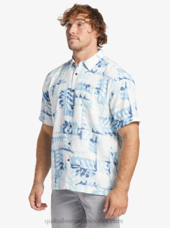 Quiksilver D6JJ399 miehet hämäränsininen kanootit riutta w Waterman Canoes Reef tekninen lyhythihainen paita
