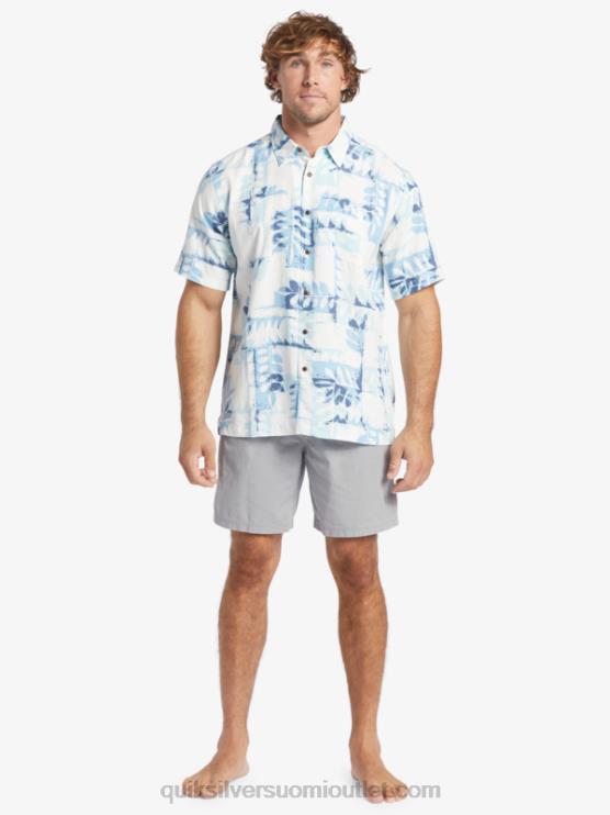 Quiksilver D6JJ399 miehet hämäränsininen kanootit riutta w Waterman Canoes Reef tekninen lyhythihainen paita