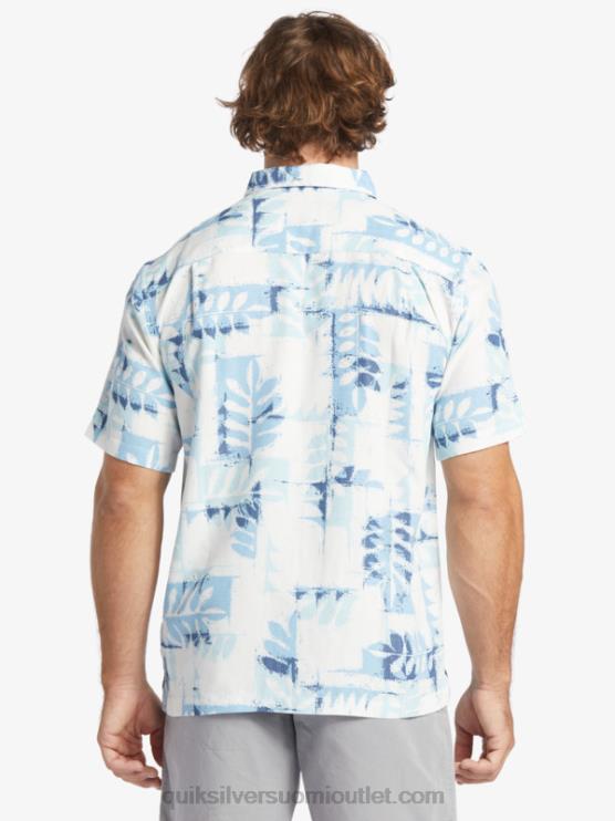 Quiksilver D6JJ399 miehet hämäränsininen kanootit riutta w Waterman Canoes Reef tekninen lyhythihainen paita