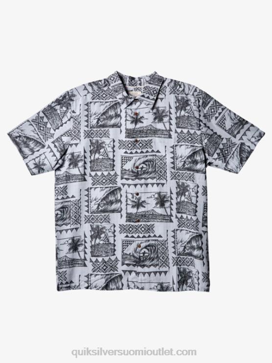 Quiksilver D6JJ433 miehet mustat surffausmatkailijat Waterman Surf trippers lyhythihainen paita