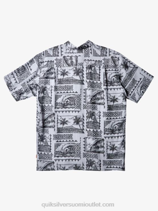 Quiksilver D6JJ433 miehet mustat surffausmatkailijat Waterman Surf trippers lyhythihainen paita