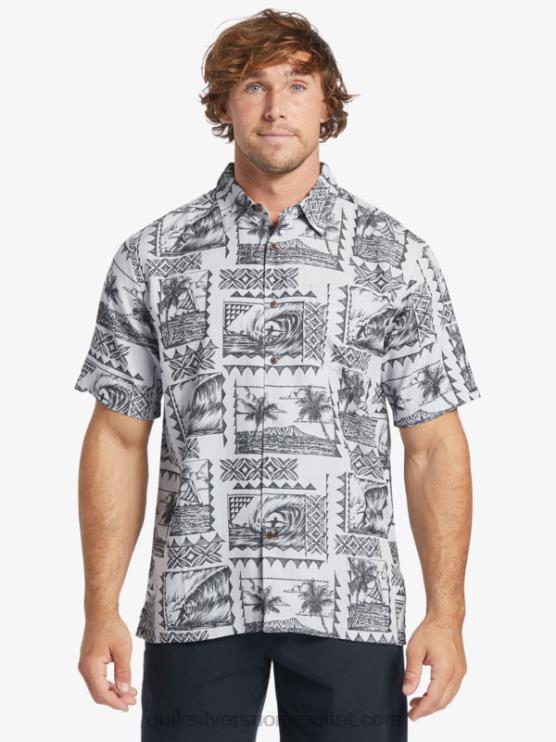 Quiksilver D6JJ433 miehet mustat surffausmatkailijat Waterman Surf trippers lyhythihainen paita