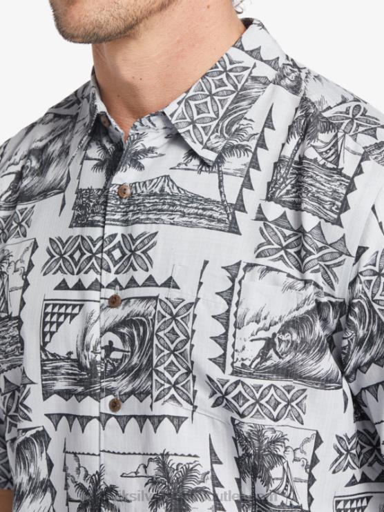 Quiksilver D6JJ433 miehet mustat surffausmatkailijat Waterman Surf trippers lyhythihainen paita